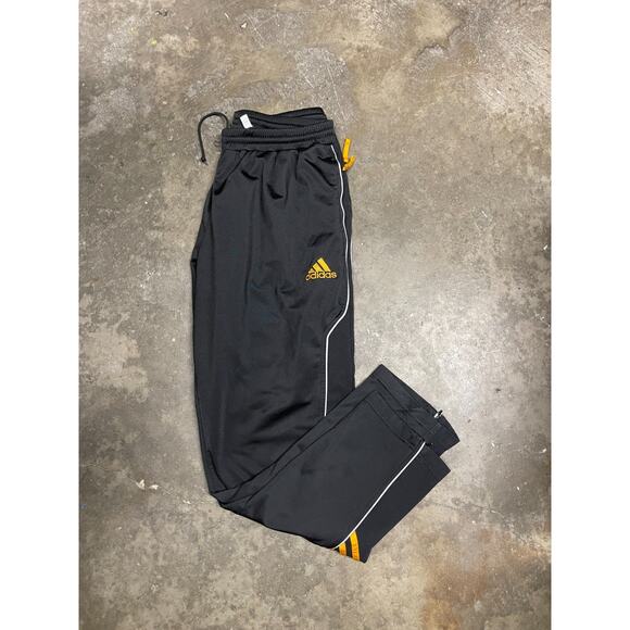 Vintage 1999 Adidas Mens Black Track Activewear Performance Pants Size Medium - Picture 2 of 6